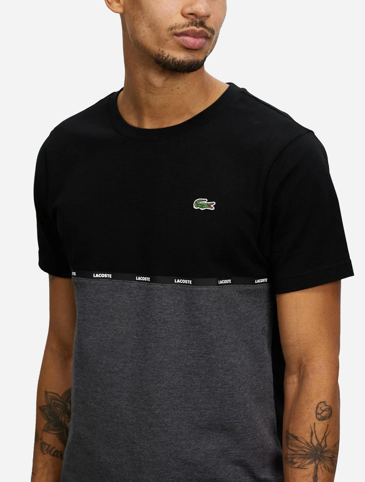 Lacoste Logo Taping Light Knit T-Shirt - Challenger Streetwear