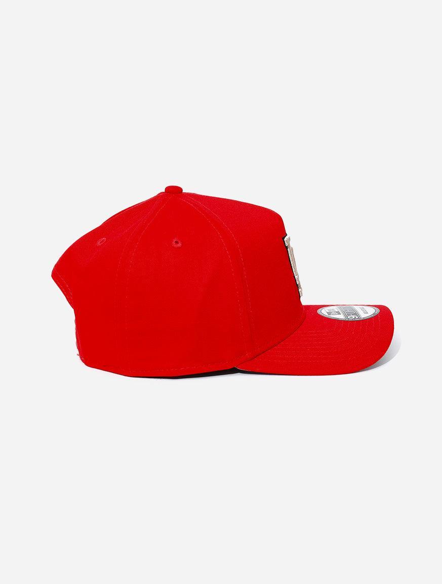 New Era Los Angeles Dodgers 9 Forty A-Frame Scarlet Stone - Challenger Streetwear
