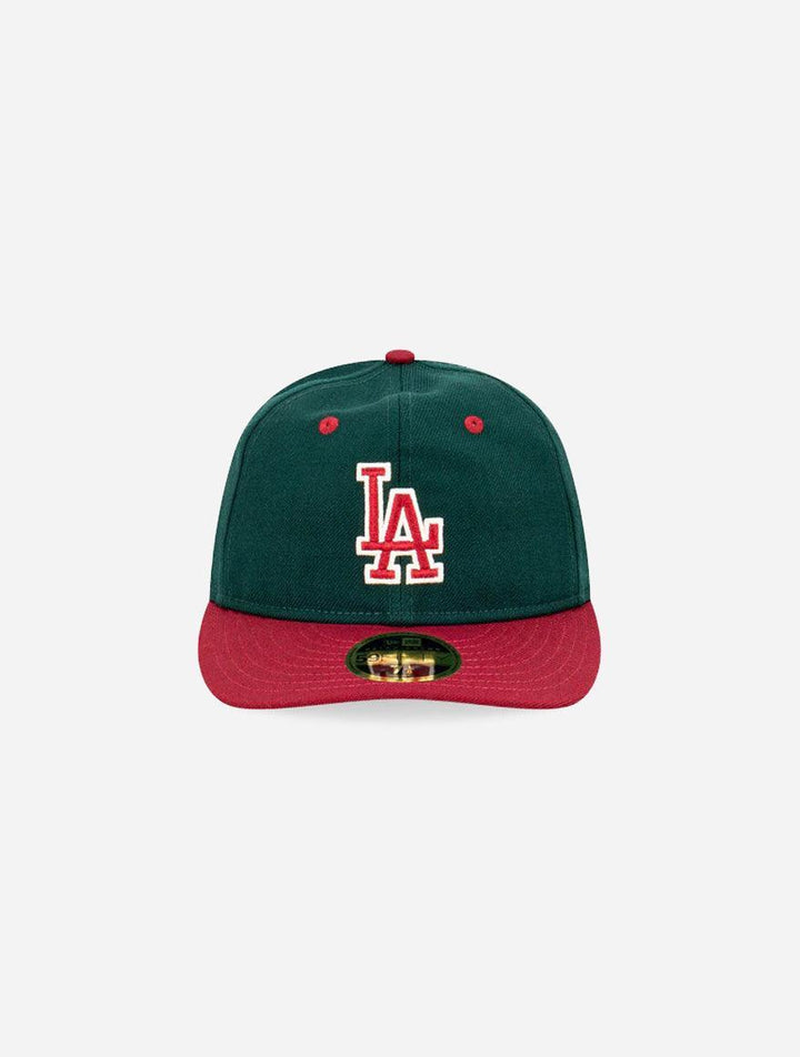 New Era Los Angeles Dodgers Dark Green Cardinal Retro Crown 59FIFTY Fitted - Challenger Streetwear