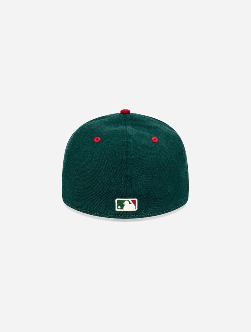 New Era Los Angeles Dodgers Dark Green Cardinal Retro Crown 59FIFTY Fitted - Challenger Streetwear