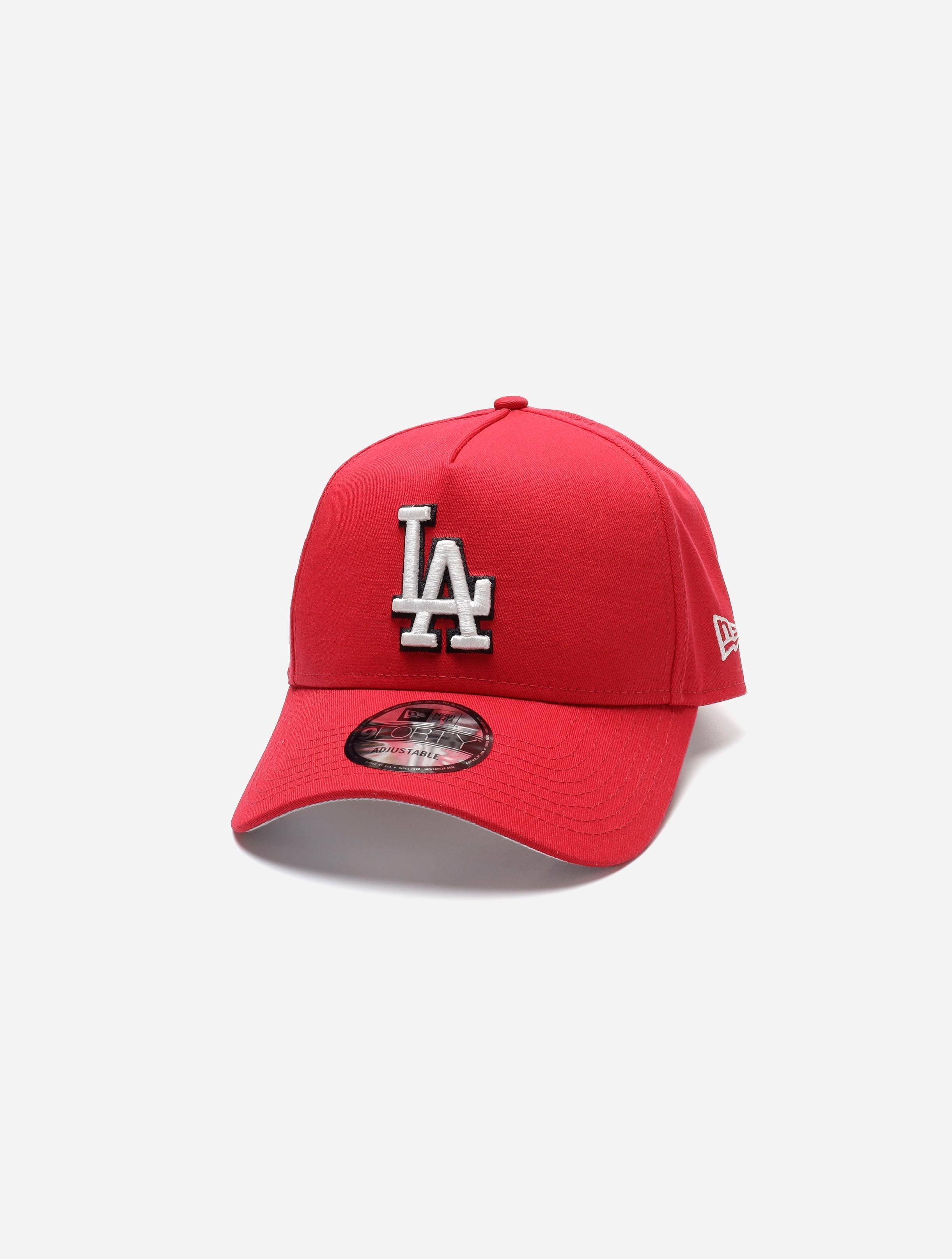 New Era Los Angeles Dodgers Scarlet 9Forty A-Frame Snapback - Challenger Streetwear