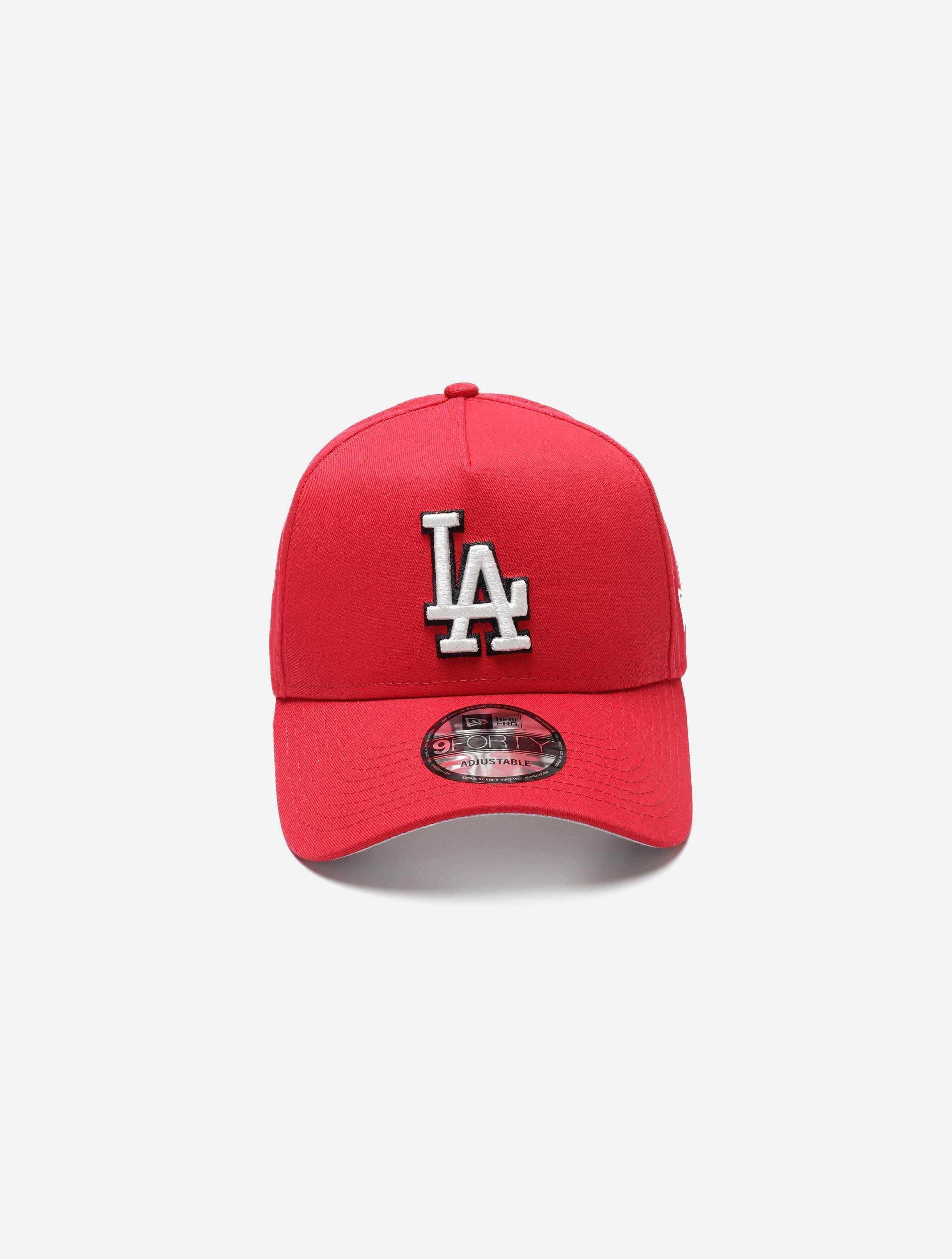 New Era Los Angeles Dodgers Scarlet 9Forty A-Frame Snapback - Challenger Streetwear