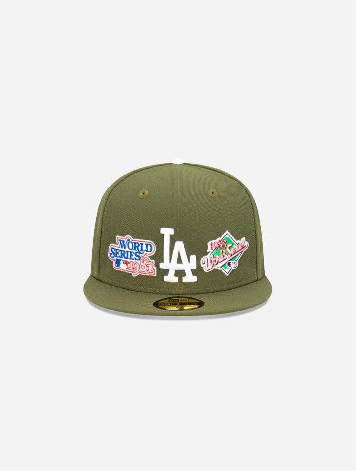 New Era Los Angeles Dodgers World Series Olive 59FIFTY Fitted - Challenger Streetwear