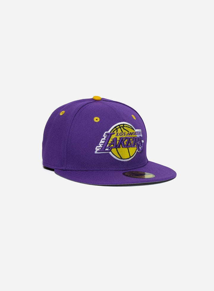 New Era Los Angeles Lakers Rear Script 59Fifty Fitted - Challenger Streetwear