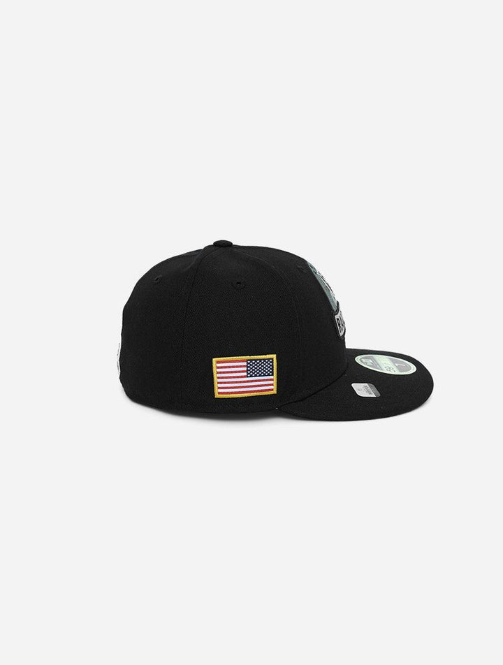 New Era Los Vegas Raiders Low Profile 59Fifty Side National Flag Fitted Hat - Challenger Streetwear