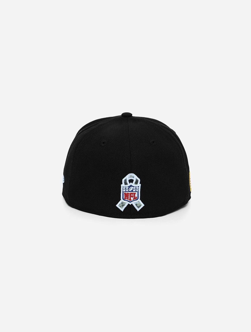 New Era Los Vegas Raiders Low Profile 59Fifty Side National Flag Fitted Hat - Challenger Streetwear