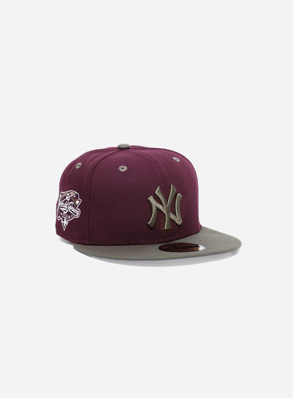 New Era New York Yankees 59Fifty Fitted World Series Burgundy Trail Mix - Challenger Streetwear
