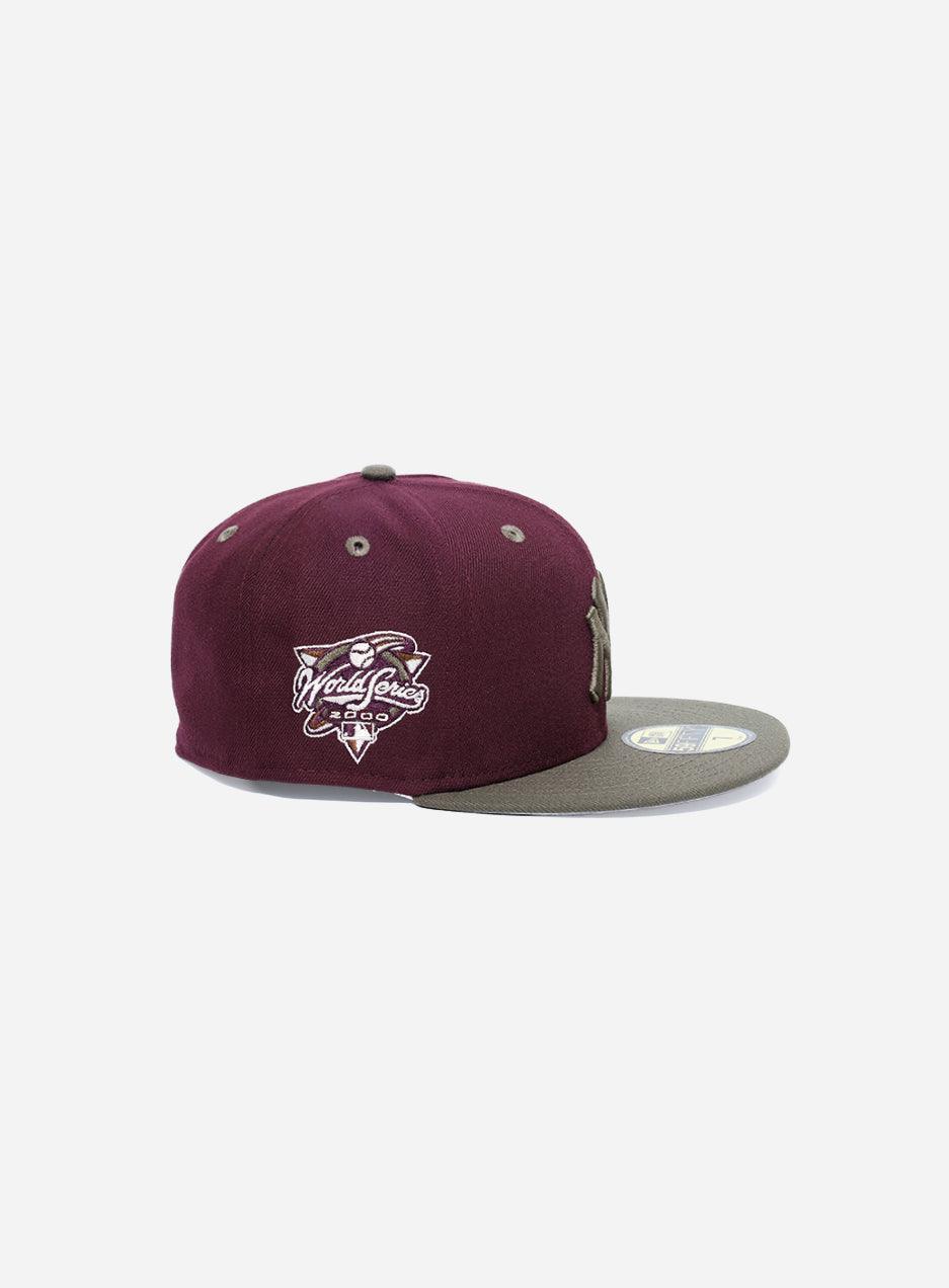 New Era New York Yankees 59Fifty Fitted World Series Burgundy Trail Mix - Challenger Streetwear