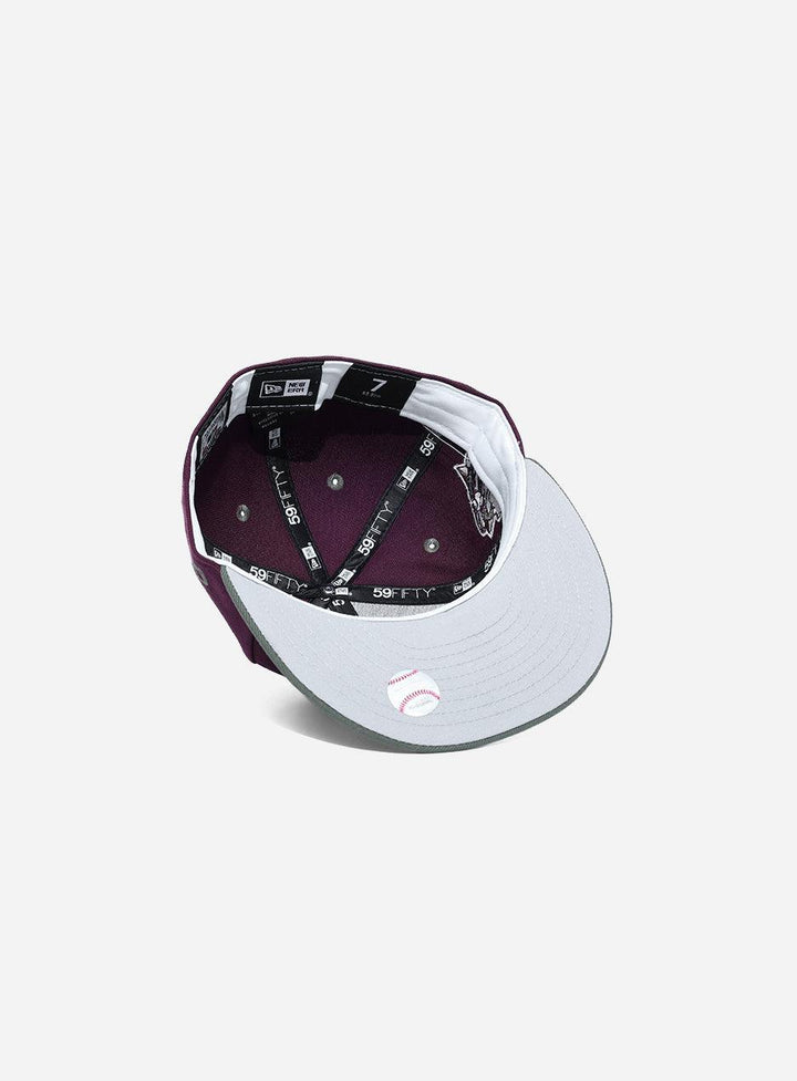 New Era New York Yankees 59Fifty Fitted World Series Burgundy Trail Mix - Challenger Streetwear