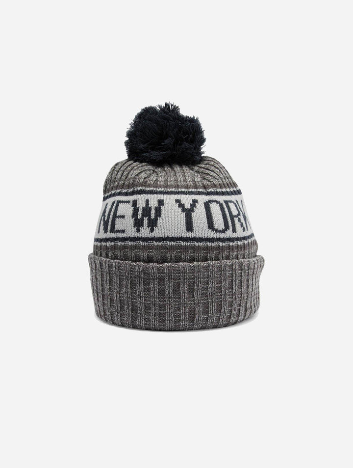 New Era New York Yankees Knit Medium Pom Beanie - Challenger Streetwear