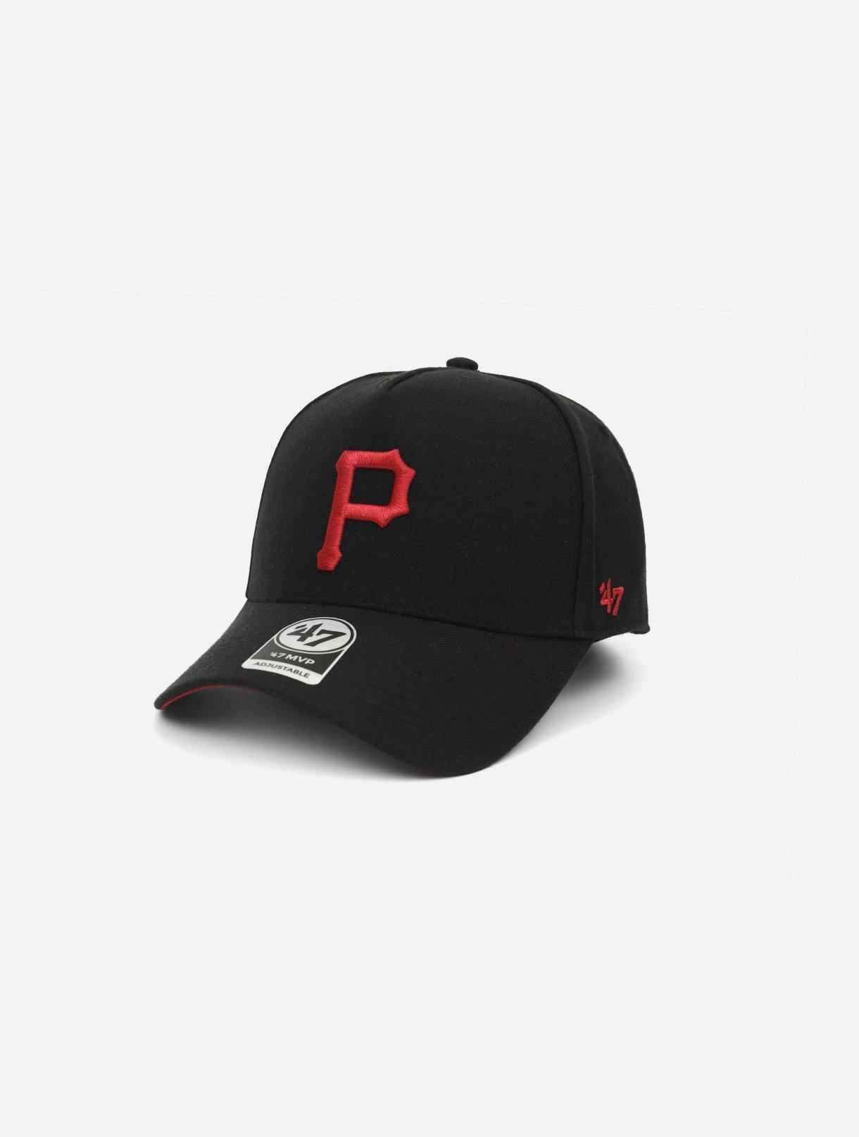 Brand 47 Pittsburgh Pirates Black Replica 47 MVP DT Snapback - Challenger Streetwear