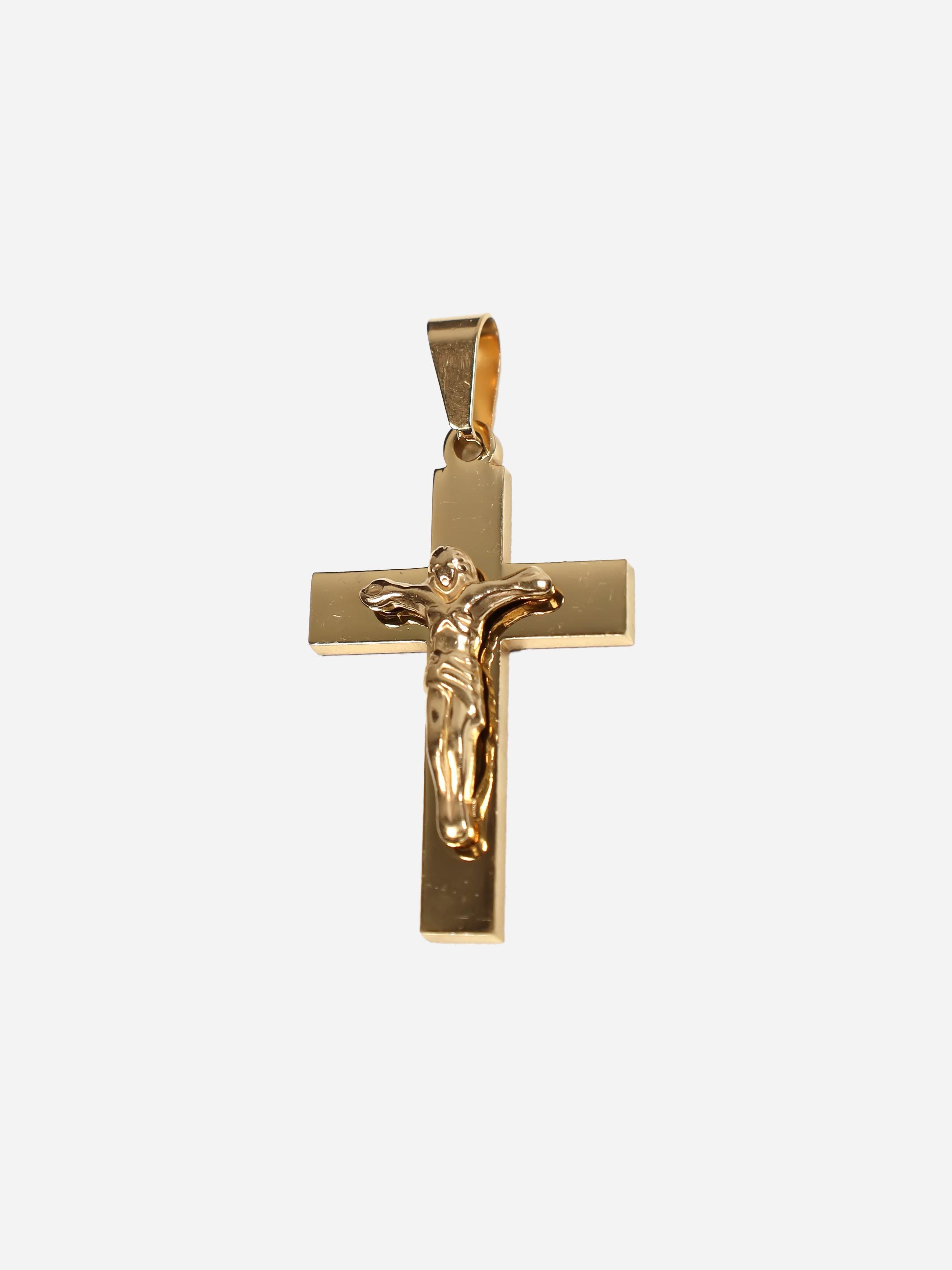 Gracias Dios Religious Classic Cross Pendant - Challenger Streetwear