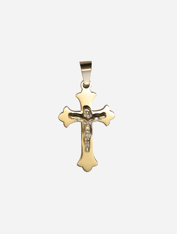 Gracias Dios Vintage Faith Crucifix Pendant - Challenger Streetwear
